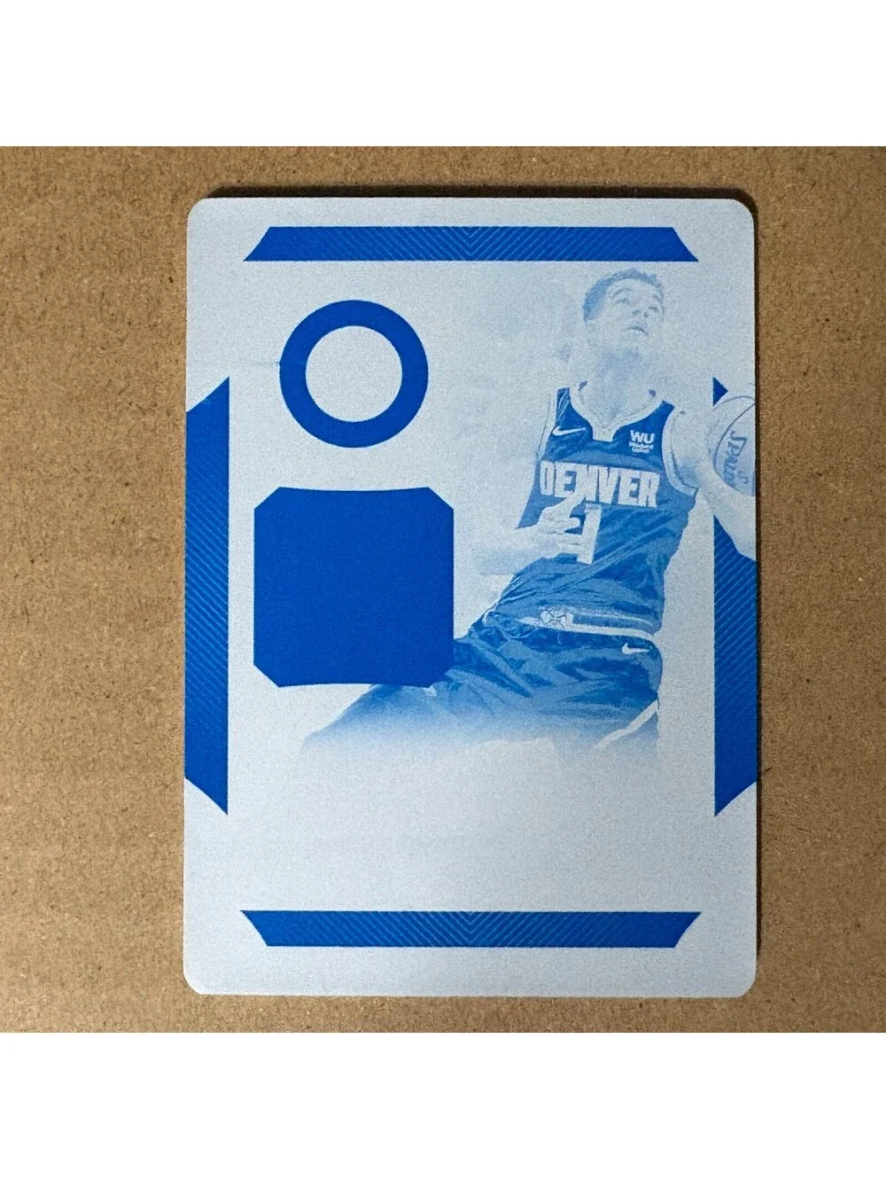 2019-20 National Treasures - Michael Porter Jr. #49 - Cyan Printing Plate